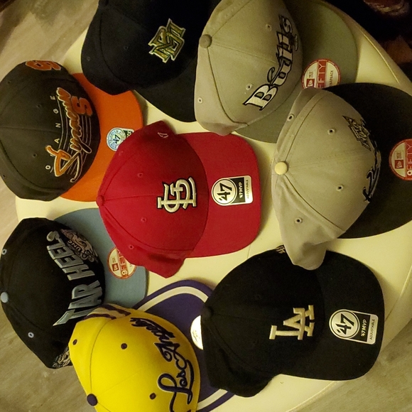 Hat collection as shown total 8